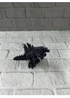 Mey İthalat® Hareketli Dinazor Figürü Dekoratif Oyuncak – Siyah Tasarım