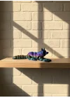 Mey İthalat® Hareketli Kurt Rainbow dekoratif esnek figür 10x24 cm