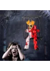 Mey İthalat® Hareketli Sesli Sensörlü Mahkum Joker İskelet Dekorasyon 22x27 cm