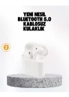 Mey İthalat® Hızlı Şarj Destekli 2. Nesil Bluetooth 5.0 Ergonomik Kulaklık