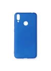Mey İthalat®  Huawei Honor 8C Kılıf First Silikon - Mavi