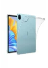 Mey İthalat®  Huawei Honor Pad 8 12 Kılıf Anti Shock Tablet Silikon - Şeffaf
