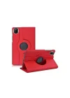 Mey İthalat®  Huawei Honor Pad X7 360 Tablet Deri Kılıf - Kırmızı