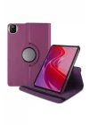 Mey İthalat®  Huawei Honor Pad X7 360 Tablet Deri Kılıf - Mor