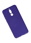 Mey İthalat®  Huawei Mate 10 Lite Kılıf Nano içi Kadife Silikon - Mor