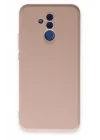 Mey İthalat®  Huawei Mate 20 Lite Kılıf Nano içi Kadife Silikon - Pudra