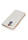 Mey İthalat®  Huawei Mate 20 Lite Kılıf Volet Silikon - Beyaz