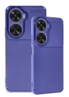 Mey İthalat®  Huawei Nova 12 SE Kılıf Auto Focus Karbon Kapak - Lacivert