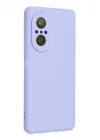 Mey İthalat®  Huawei Nova 9 SE Kılıf Nano içi Kadife Silikon - Lila