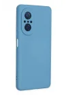 Mey İthalat®  Huawei Nova 9 SE Kılıf Nano içi Kadife Silikon - Mavi