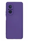 Mey İthalat®  Huawei Nova 9 SE Kılıf Nano içi Kadife Silikon - Mor