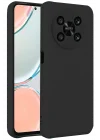 Mey İthalat®  Huawei Nova Y90 Kılıf First Silikon - Siyah