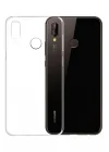 Mey İthalat®  Huawei P20 Lite Kılıf Lüx Şeffaf Silikon