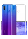 Mey İthalat®  Huawei P20 Lite Kılıf Lüx Şeffaf Silikon