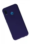 Mey İthalat®  Huawei P20 Lite Kılıf Nano içi Kadife Silikon - Mor