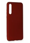 Mey İthalat®  Huawei P20 Pro Kılıf First Silikon - Bordo