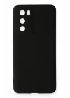 Mey İthalat®  Huawei P40 Kılıf First Silikon - Siyah