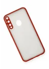 Mey İthalat®  Huawei P40 Lite E Kılıf Montreal Silikon Kapak - Kırmızı