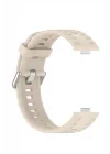 Mey İthalat®  Huawei Watch Fit 3 Klasik Kordon - Krem