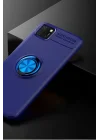 Mey İthalat®  Huawei Y5P Kılıf Range Yüzüklü Silikon - Mavi