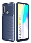 Mey İthalat®  Huawei Y6P Kılıf Auto Focus Karbon Kapak - Lacivert