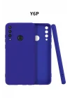Mey İthalat®  Huawei Y6P Kılıf First Silikon - Lacivert