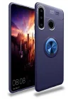 Mey İthalat®  Huawei Y6P Kılıf Range Yüzüklü Silikon - Mavi