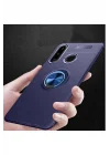 Mey İthalat®  Huawei Y6P Kılıf Range Yüzüklü Silikon - Mavi