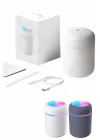Mey İthalat® Humidifier LED Işıklı Mini Ortam Oda Kokusu Aromaterapi Buhardanlık