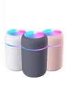 Mey İthalat® Humidifier LED Işıklı Mini Ortam Oda Kokusu Aromaterapi Buhardanlık