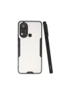 Mey İthalat®  İnfinix Hot 11s Kılıf Platin Silikon - Siyah