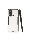 Mey İthalat®  İnfinix Hot 11s Kılıf Platin Silikon - Siyah