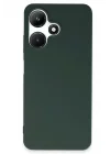 Mey İthalat®  İnfinix Hot 30i Kılıf First Silikon - Koyu Yeşil