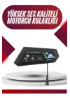 Mey İthalat® Intercom Bluetooth Kask Kulaklık Motosiklet Kulaklık 5.0 Bluetooth