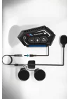 Mey İthalat® İnterkom Intercom Kask Kulaklık Bt22 Bluetooth Motosiklet Kulaklık 5.0 Bluetooth