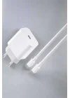Mey İthalat® İOS Uyumlu Type-C Girişli Hızlı Şarj 15/15 Pro Max Adaptör ve Kablosu