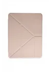 Mey İthalat®   iPad 10.2 (8.nesil) Kılıf Kalemlikli Mars Tablet Kılıfı - Rose Gold
