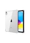 Mey İthalat®   iPad 2022 10.9 (10.nesil) Kılıf Anti Shock Tablet Silikon - Şeffaf