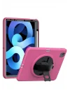Mey İthalat®  iPad 2022 10.9 (10.nesil) Kılıf Hand Strap Tablet Kılıfı - Pembe