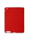 Mey İthalat®  iPad 4 9.7 Kılıf Evo Tablet Silikon - Kırmızı