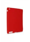 Mey İthalat®  iPad 4 9.7 Kılıf Evo Tablet Silikon - Kırmızı