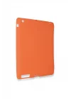 Mey İthalat®  iPad 4 9.7 Kılıf Evo Tablet Silikon - Turuncu