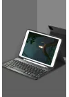 Mey İthalat®  iPad 5 Air 9.7 Kılıf KC01 Smart Klavyeli Tablet Kılıfı - Siyah