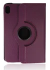 Mey İthalat®  iPad Mini 6 Kılıf 360 Tablet Deri Kılıf - Mürdüm