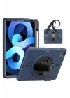 Mey İthalat®  iPad Pro 11 (2020) Kılıf Strap-C Otterbox Tablet Kapak - Lacivert