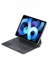 Mey İthalat®   iPad Pro 11 (2024) Kılıf X7P Magic Manyetik Klavyeli Tablet Kılıfı - Siyah