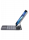 Mey İthalat®   iPad Pro 11 (2024) Kılıf X7P Magic Manyetik Klavyeli Tablet Kılıfı - Siyah