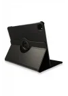 Mey İthalat®   iPad Pro 12.9 (2021) Kılıf 360 Tablet Deri Kılıf - Siyah
