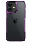 Mey İthalat®   iPhone 11 Kılıf Boyi Silikon Kapak - Derin Mor