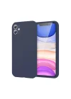 Mey İthalat®   iPhone 11 Kılıf First Silikon - Lacivert